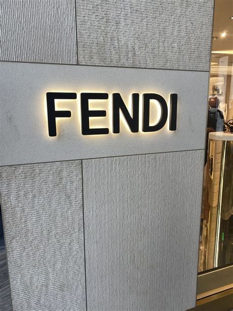 fendi backlit sign|fendi double f design.